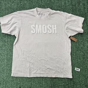 Essential's Size L Men's tan Puffy Smosh Tee Shirt NWT